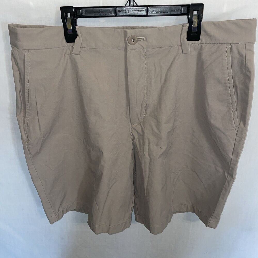 Vineyard Vines Chino Golf Shorts Men’s Size 34 Khaki Beige Cotton Blend Pockets